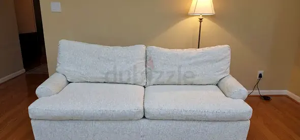 Crate and Barrel two seater sofa bed with mattress