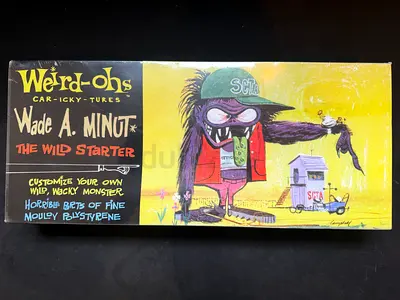 Vintage Hawk Weird-Ohs “Wade A. Minut” Model Kit – Sealed