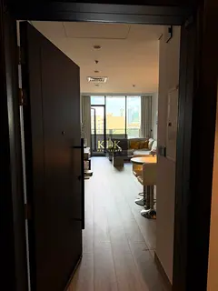 Furnished 1BR | Chaimaa Avenue JVC | Balcony &amp; Pool Access