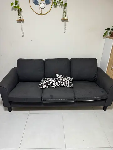 IKEA 3-Seater Fabric Sofa – Good Condition