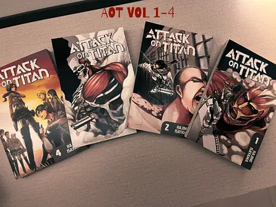 Manga ATTACK ON TITAN VOL 1-4