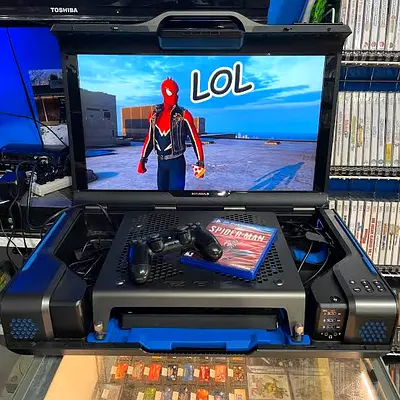 Gaems portable Guardian Pro XP 24-Inch HD Gaming Monitor with adapter