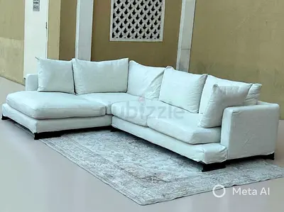Camerich feather filled L shape sofa