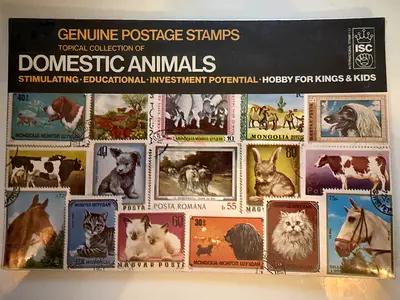 Vintage Sealed Stamp Collections (3 Sets) – Aviation, Animals, Children