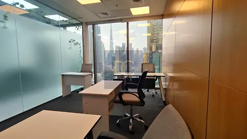 BEAUTIFUL SHARED OFFICE NEAR METRO FOR AED 26,000/-