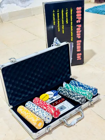 300pc Poker Chip Set with Aluminum Case - Complete Set