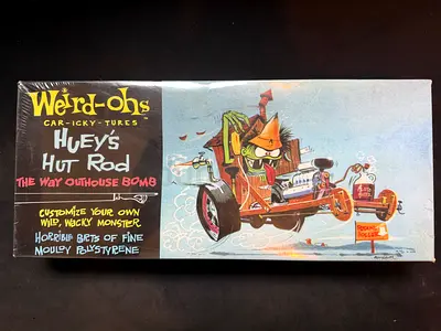 Vintage Hawk Weird-Ohs “Huey’s Hot Rod” Model Kit – Sealed
