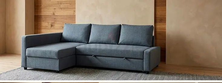 Comfortable L-Shaped Sofa with Storage