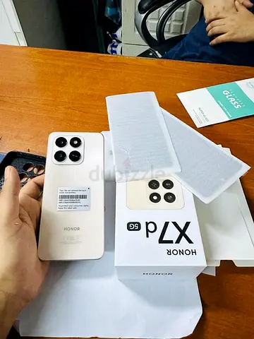 My HONOR X7d 5G (gold calar) — With Box  Protectors, excellent condition
