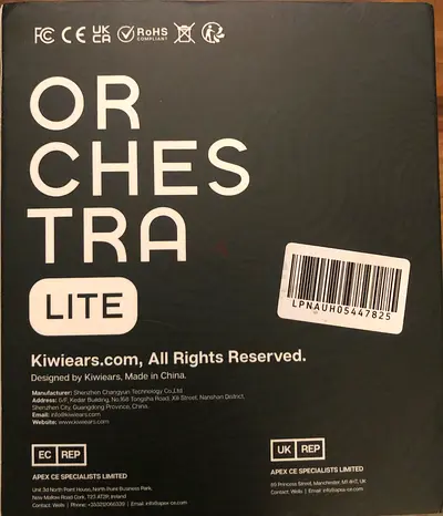 Linsoul Kiwi Ears Orchestra Lite Performance Custom 8BA