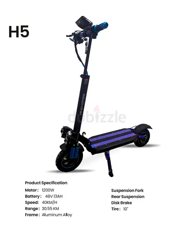 Wind Horse Electric Scooter H5/ Brand New/ 1 Year Warranty