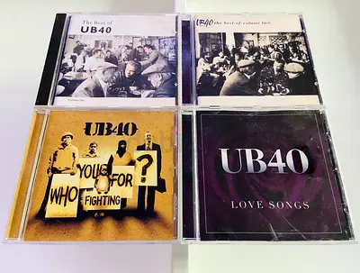 4 UB40 Music CD’s
