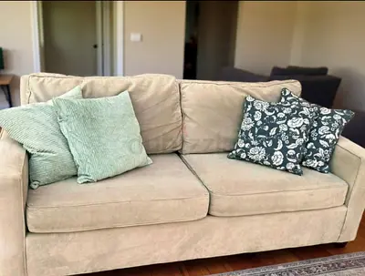 West elm two seater sofa bed with mattress