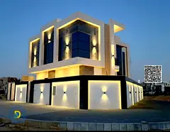 For sale at an attractive price: Corner villa with 3 bedrooms in Al Zahia area. Freehold ownership f