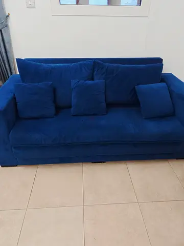 Cozy Blue Sofa Cum Bed for Sale