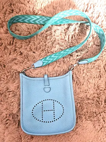 Authentic Hermes Evelyn TPM Crossbody Bag