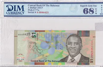 Bahamas Banknote 10 Patacas 2003 DIM 40 AED