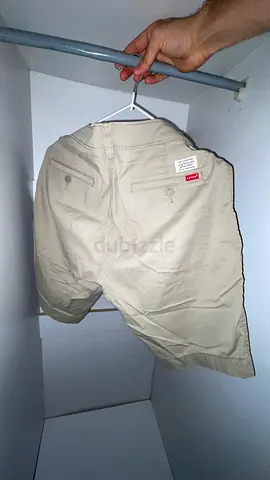 Levis Mens Beige Shorts