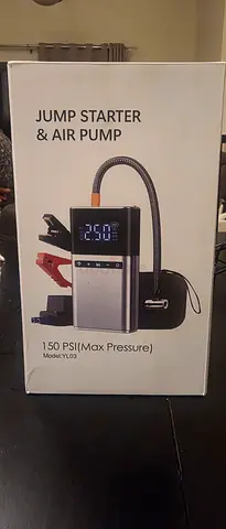 Portable Jump Starter  Air Pump