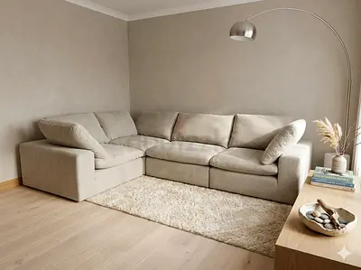 Pan home feather 🪶 filled modular 4 piece sofa