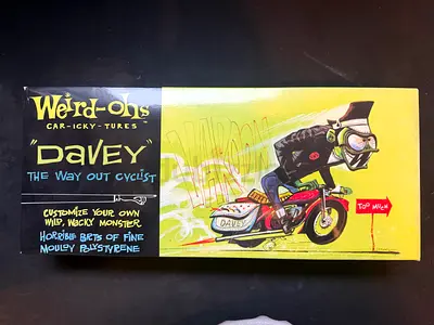Vintage Hawk Weird-Ohs “Davey” Model Kit – Complete w/ Box