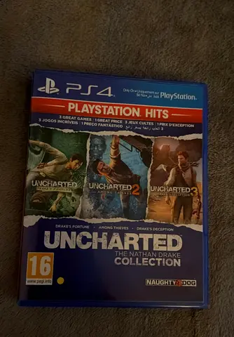 Uncharted: The Nathan Drake Collection - PS4 (Disc  Case, Good condition)