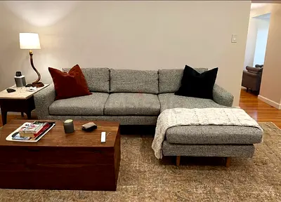 West elm eddy L Shape Sofa