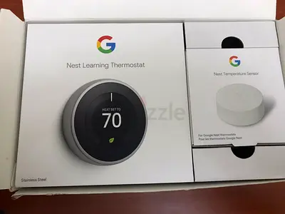 Google NEST Learning Thermostat + 2 Sensors BH1252