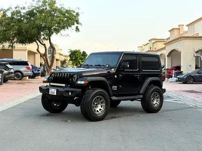 2018 Jeep Wrangler JL Sport 2-Door | GCC | 60,000 km | Off-road build: Teraflex / Fox / Method