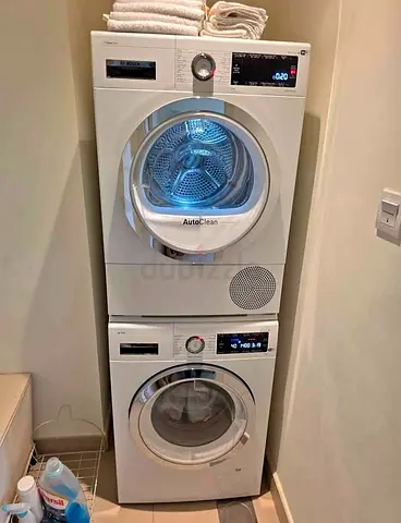 Free delivery Bosch series 8 latest version 9 kg washer 9 kg dryer set with home connect WiFi