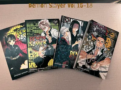 Manga DEMON SLAYER VOL 15-18
