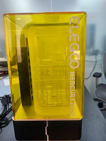 Elegoo Mercury Plus 2.0 wash and cure 3D printer (used) with yellow protective cover