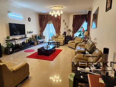 A stunning apartment with 3 bedrooms, a living room, and a maid's room, fully furnished, located in Al Naeem Towers in Ajman with a remarkable view
