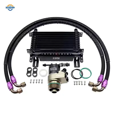 Engine oil cooler kit for VW Golf MK7 1.8T 2.0T EA888 Gen3 engine oil cooling cooler