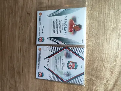 LFC

Elliott 25AED 
Darwin 25AED 
Andy 25AED 
Dias /29  35AED 

Alexis 3/3 400AED.  OBO. 
Dias. 7/7.