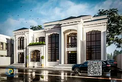 Luxury 5-bedroom villa with swimming pool and elevator in Al Zahiyah, Ajman. Includes electricity, w