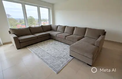Cratebarrel axis U shape sofa