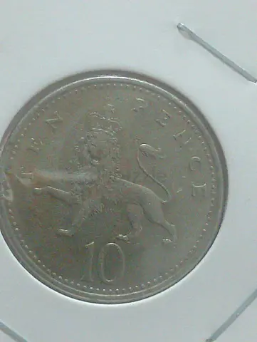British 10 Pence Coin - Collectible Currency