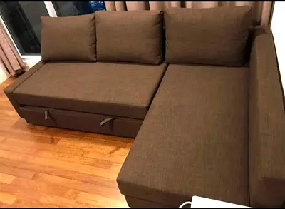 Comfortable L-Shaped Sofa with Storage