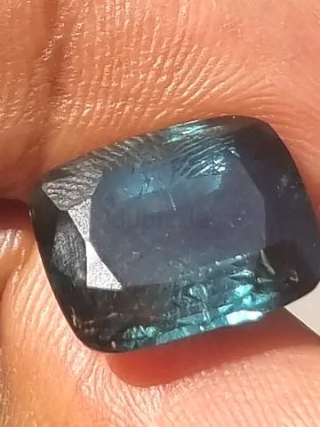 Blue indigolite tourmaline