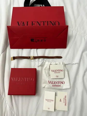 Authentic Valentino Garavani Leather Bracelet