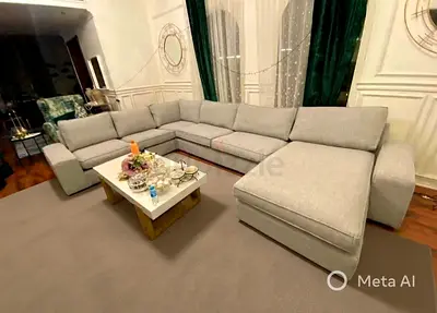 Ikea kivik ushape sofa beige