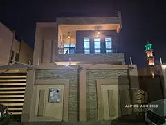 Residential &amp; commercial villa for rent in Al Rawdha 2, Ajman: 5 bedrooms, hall, majlis, equippe