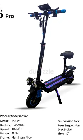 Wind Horse H5 Pro Electric Scooter - 1 Year Warranty