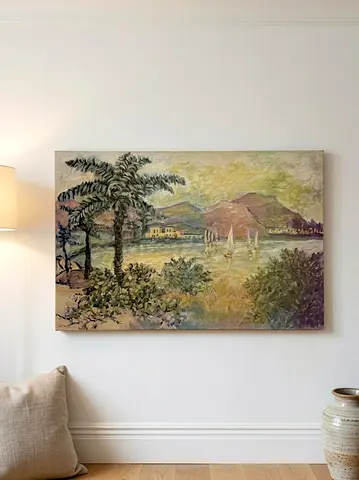 Beautiful printed landscape oil Painting