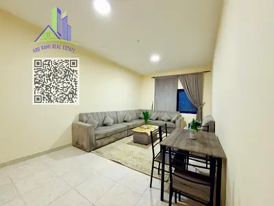 غرفتين وصالة للايجار في النعيمية 1 مقابل مشفى ثومبي فقط 4300 درهم شهرياً