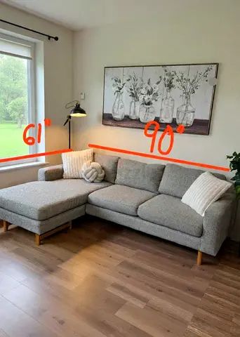 West elm eddy L Shape Sofa