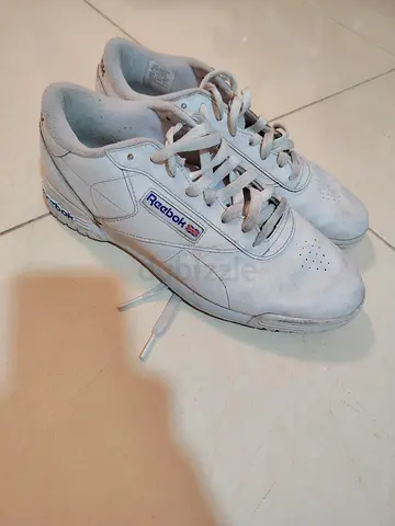 White Reebok Classic leather sneakers - used