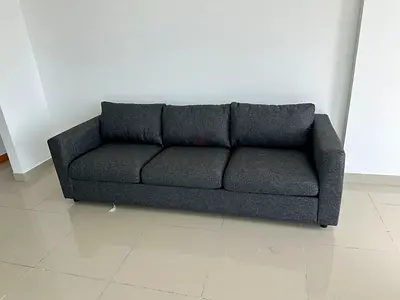 3 seat sofa for sale. Clean and well maintained. Soft cushions and strong base. Suitable for home or