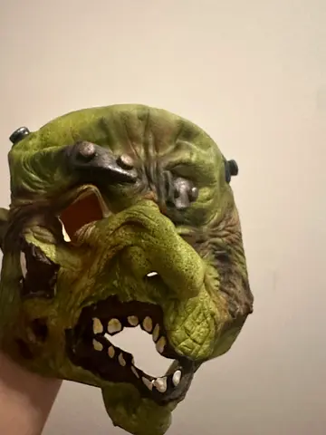 Green Zombie Halloween Mask